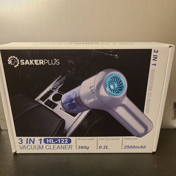 SAKER PLUS CAR VACUUM CLEANER-WIRELESS-HAND-HELD-BRUSHLESS MOTOR 3 IN 1 PORTABLE - Picture 8 of 15